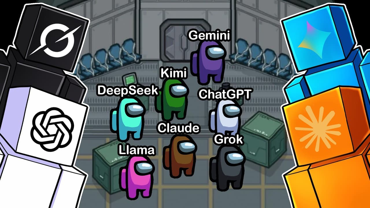10 AIs Play Among Us